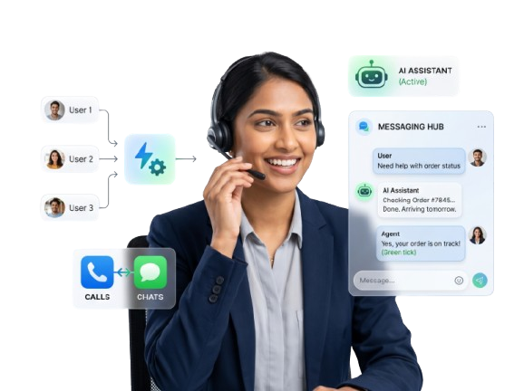 Whatsapp PBX with AI Agents