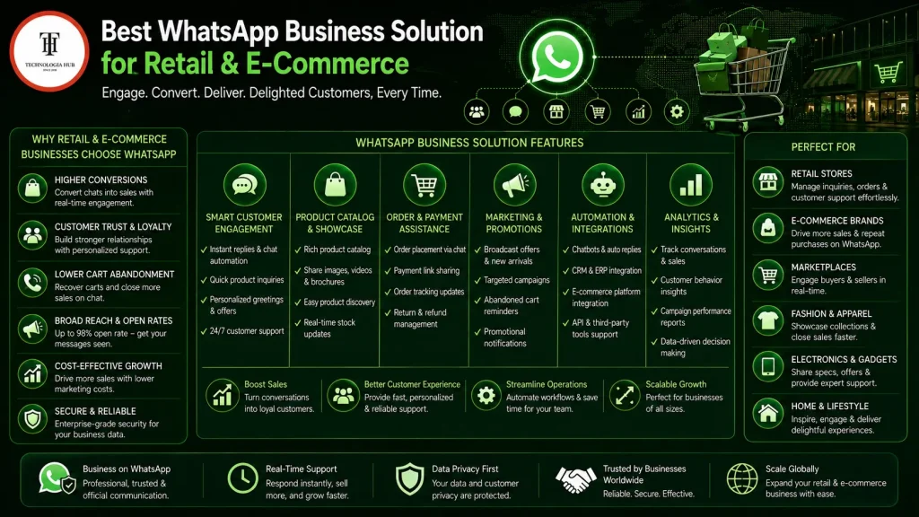 Best WhatsApp Business Solution for Retail & E-Commerce