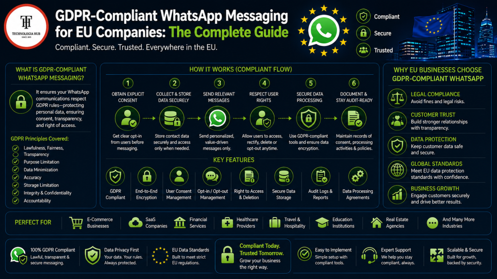 GDPR-Compliant WhatsApp Messaging for EU Companies The Complete Guide​